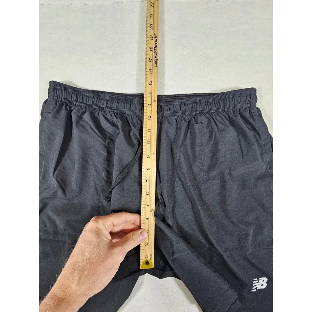 New Balance Mens Sport Short 7 Inch Black XL MS51902 BK Running Training NEW